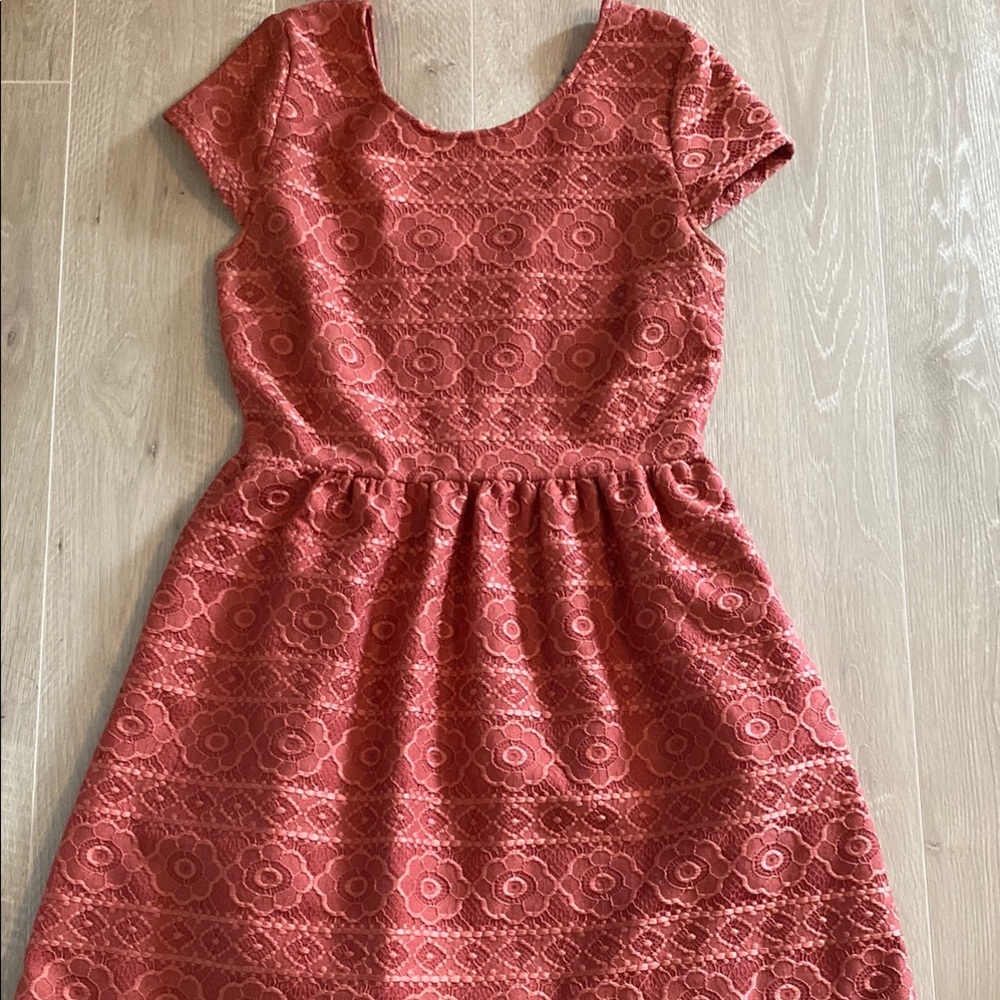 Elegant Coral Dress Medium Good used condition
